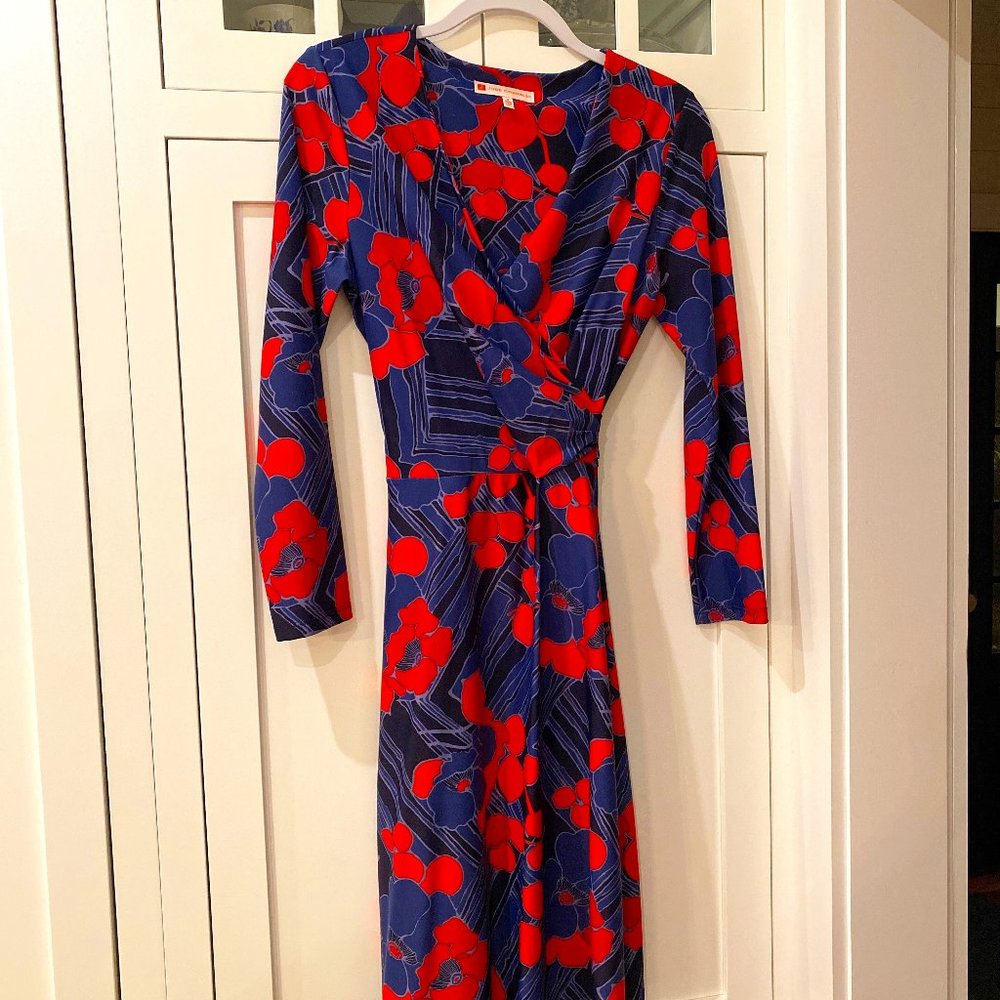 Jude Connally Wrap Dress - floral